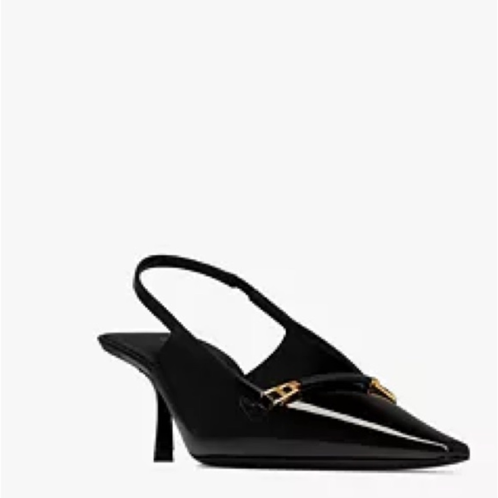 Saint Laurent
Women's Carine Slingback Pumps in Patent Leather black size 35 - Picture 7 of 14